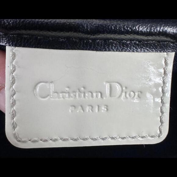 Christian Dior Trotter No. 1 Navy & White Cosmetic Pouch Bag (CDXX125) - Picture 13 of 15
